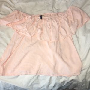 Peach shoulder top